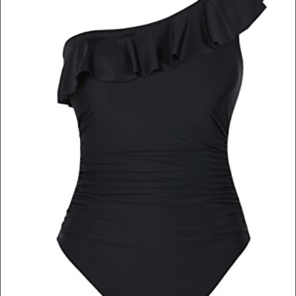 Hilor Women's One Piece Swimsuits One Shoulder Size 10 - Picture 5 of 5